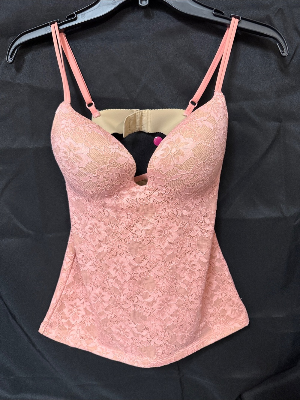Victoria's Secret Pink Lace Bustier Camisole
